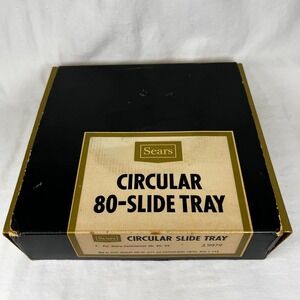 Sears Circular 80 Slide Tray for Continental 35, 45, 55 slide projector